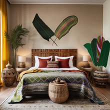 Cargar imagen en el visor de la galería, Custom Made-to-Order 3D Woven Banana Leaf