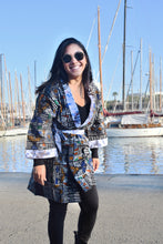 Load image into Gallery viewer, Kigali Batik Ankara Kimono with Collar