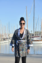 Load image into Gallery viewer, Kigali Batik Ankara Kimono with Collar