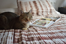 Load image into Gallery viewer, Single Bedsheet and Pillow cover Set - Brown Tie & Dye