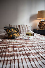 Load image into Gallery viewer, Single Bedsheet and Pillow cover Set - Brown Tie & Dye