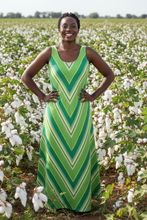 Carregar imagem no visualizador da galeria, Green Smock Dress