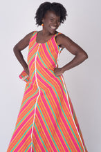 Load image into Gallery viewer, Pink Hibiscus Smock Dress