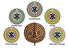 Load image into Gallery viewer, Bwa Mask DIY Embroidery Kit - Zanzibar colors