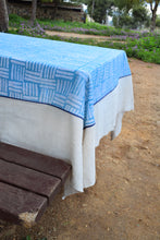 Load image into Gallery viewer, Turquoise Batik tablecloth
