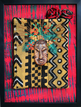 Cargar imagen en el visor de la galería, African Wall Art - The Suri Brother 1
