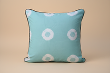 将图片加载到图库查看器，Turquoise Tie &amp; Dye cushion cover
