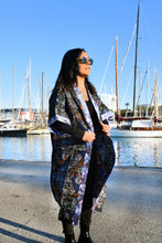 将图片加载到图库查看器，Kigali Batik Ankara Kimono
