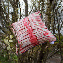 Load image into Gallery viewer, Fuschia Pink Tie &amp; Dye cushion cover
