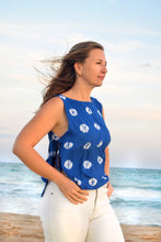 Load image into Gallery viewer, Indigo Adire Oniko top
