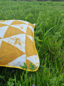 Yellow Tutsi cushion cover