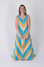 Load image into Gallery viewer, Turquoise Blue Smock Dress
