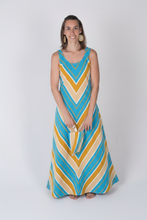 Load image into Gallery viewer, Turquoise Blue Smock Dress
