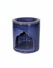 Carregar imagem no visualizador da galeria, Navy blue Moroccan ceramic oil burner
