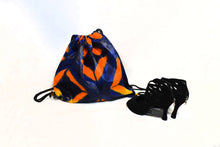 Load image into Gallery viewer, Okuta Iyebiye drawstring bag - Handmade in Nigeria
