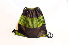 Load image into Gallery viewer, Igbo Tie Dye Drawstring bag - handmade in Nigeria
