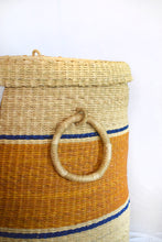 Load image into Gallery viewer, Orange laundry basket
